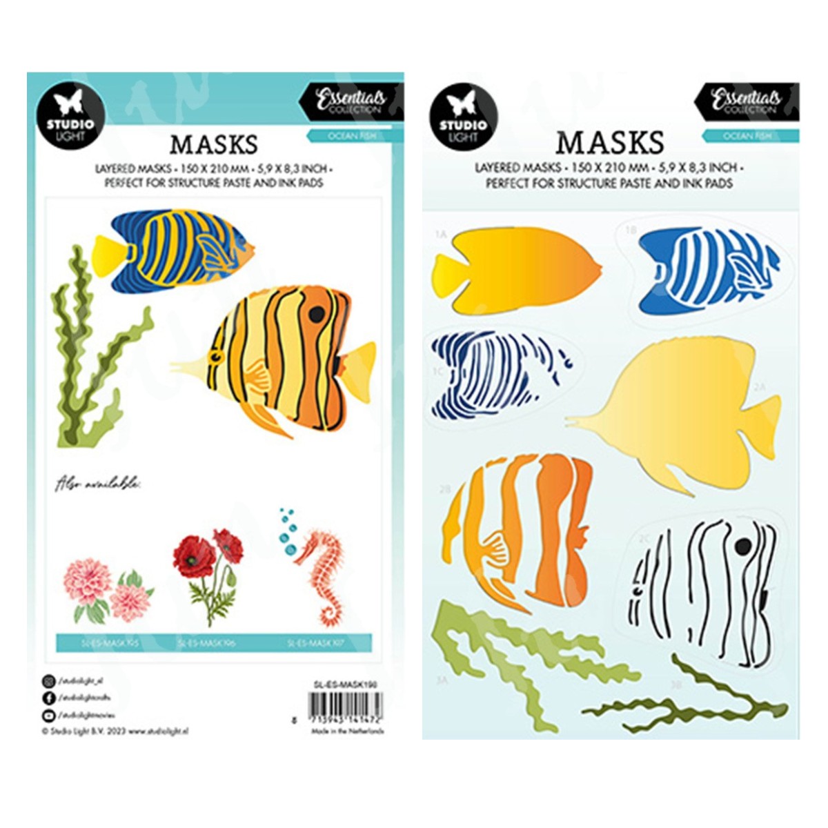 Photography Triangle - Plantillas de peces marinos, juegos de