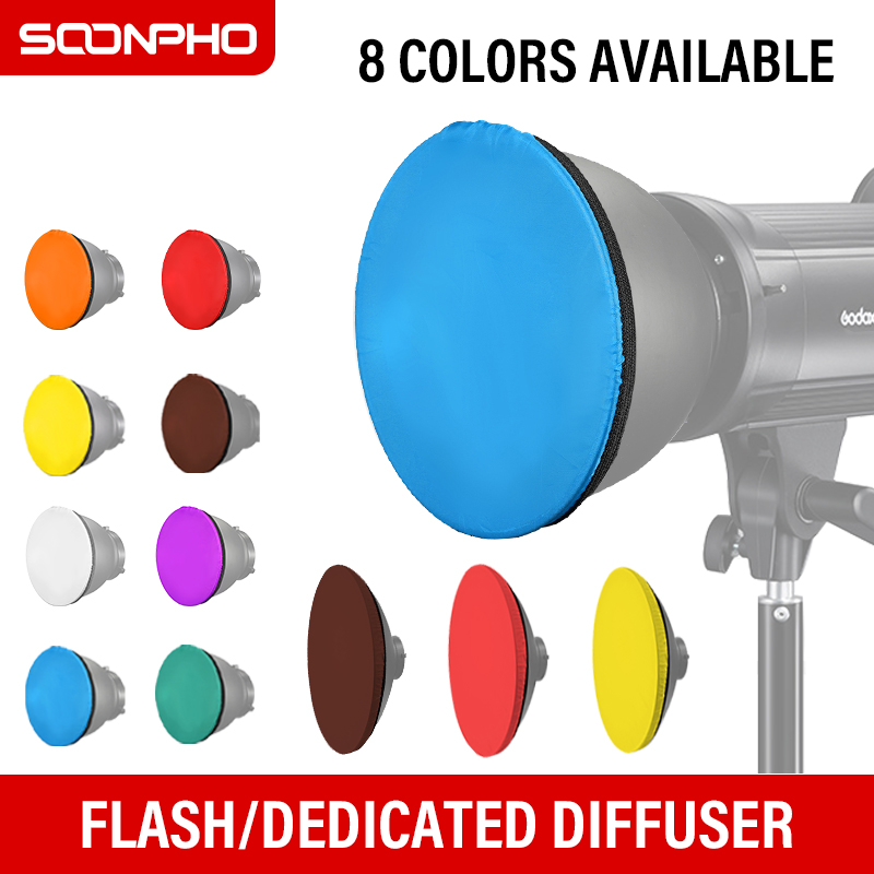 Pop Up Flash Diffuser - Soonpho-difusor de luz suave para fotografía,