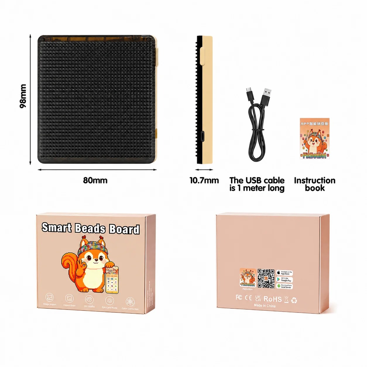 Pixel Art Led Panel - Panel de Pantalla LED Inteligente para