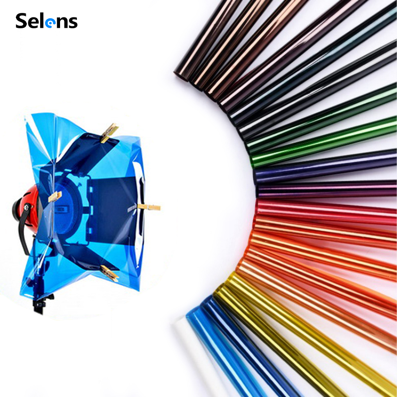 Pop Up Flash Diffuser - Selens-Juego de geles con filtro, 14