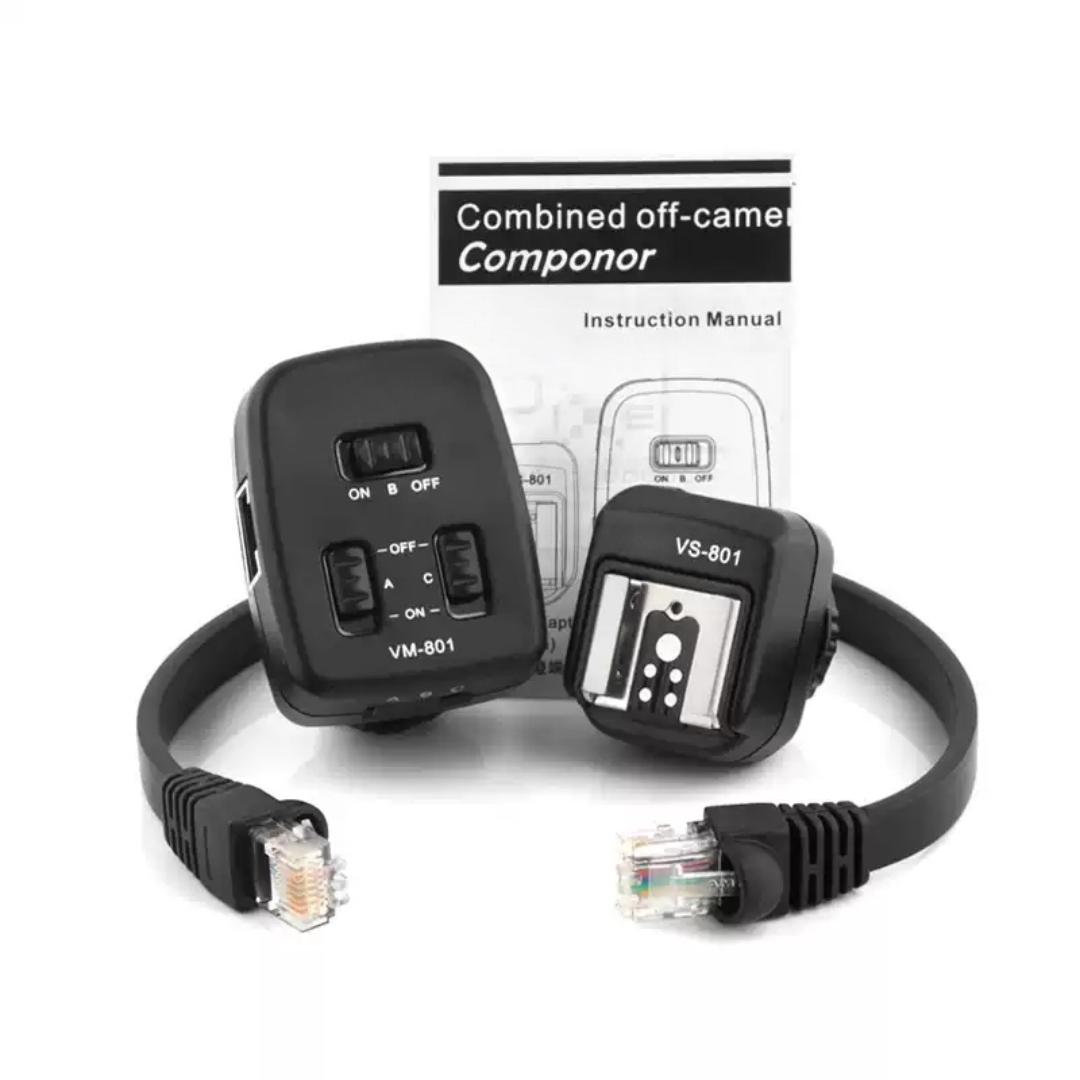Speedlite Flash External - Cable de sincronización TTL de alta