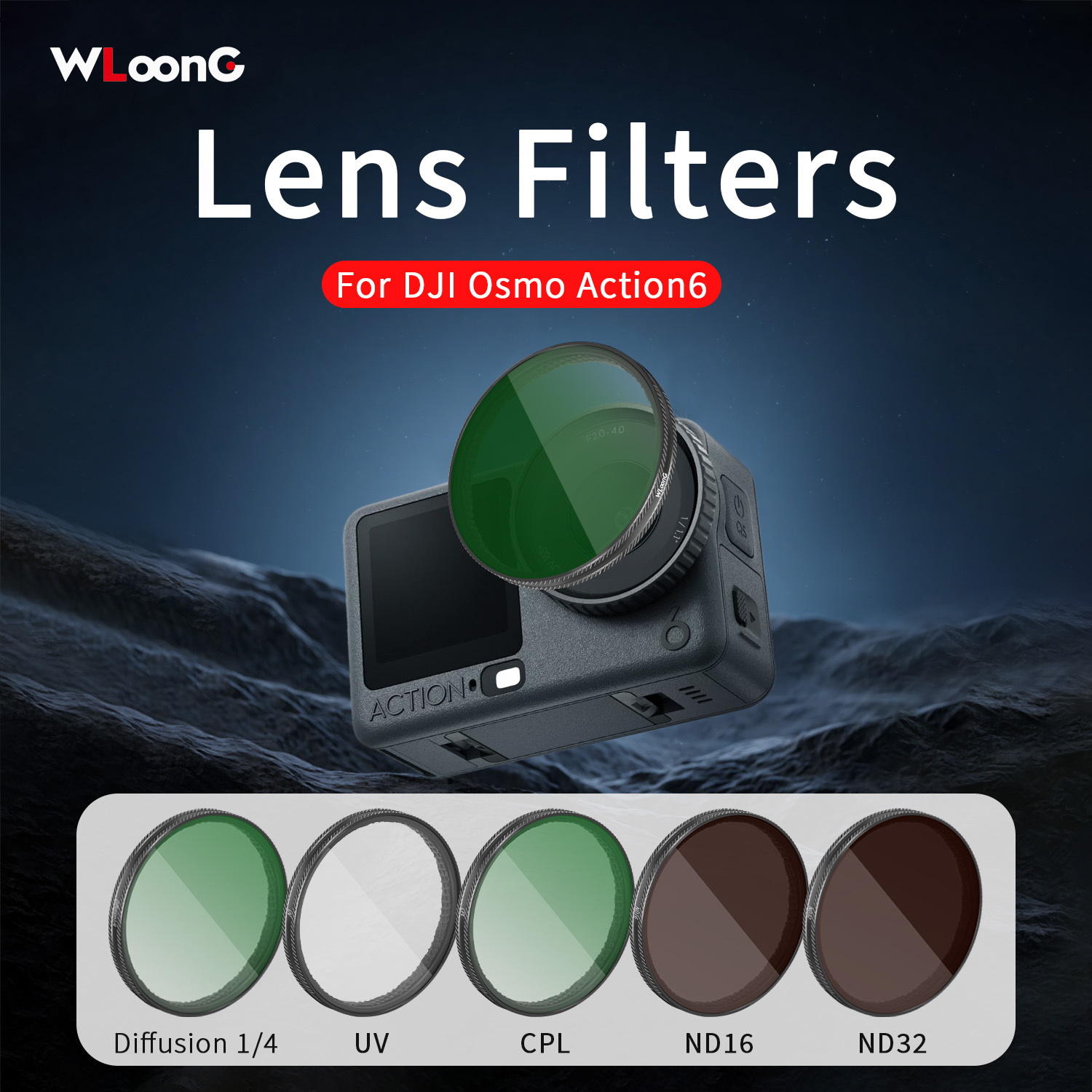 Photography Sport - Filtro de Lente para DJI Osmo