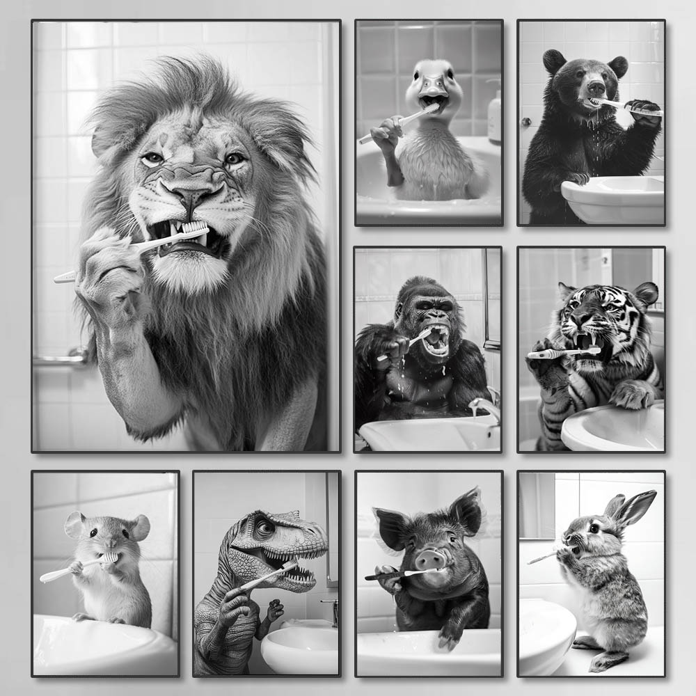Photography Pose - Póster divertido en blanco y negro