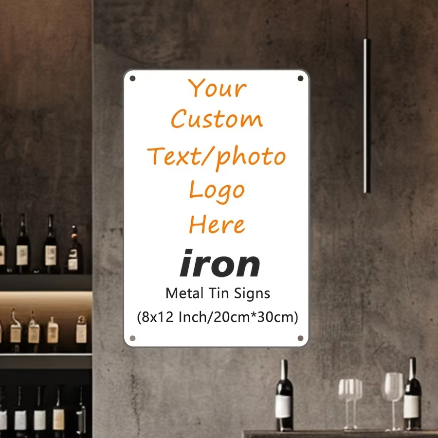 Photography Triangle - Letrero de Metal Personalizado de 20x30cm,