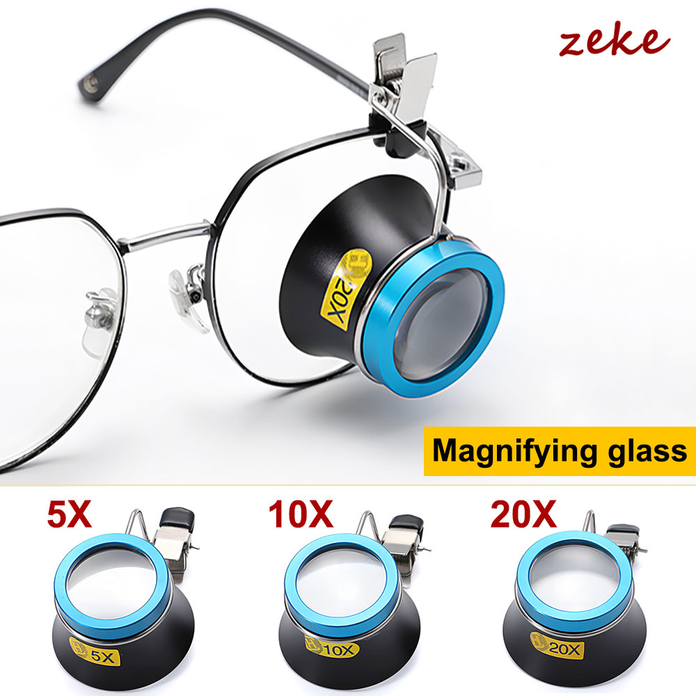 Lupa de gafas 20X 10X 5X, lupa - Eye Piece Magnifier reseña y precio