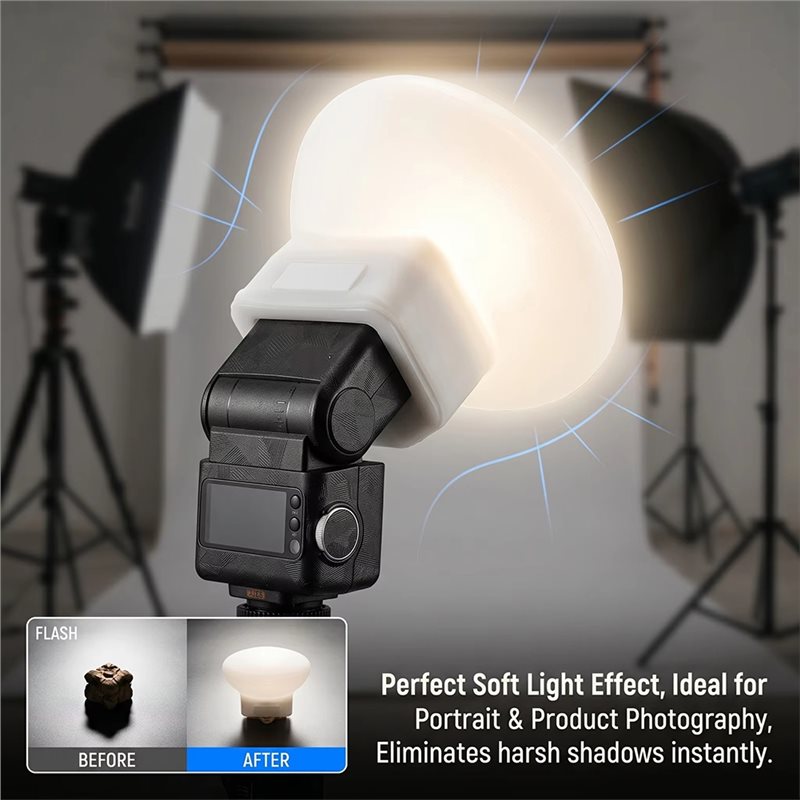 Cubierta difusora de flash 3CG - Pop Up Flash Diffuser reseña y precio