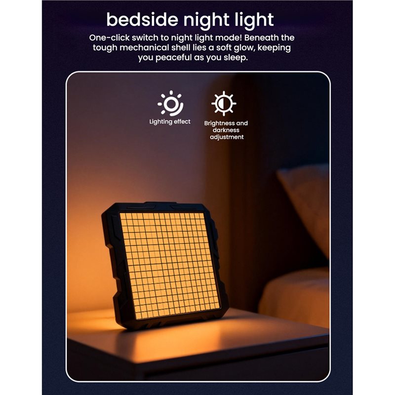 Luz Nocturna Digital Inteligen - Pixel Art Led Panel reseña y precio