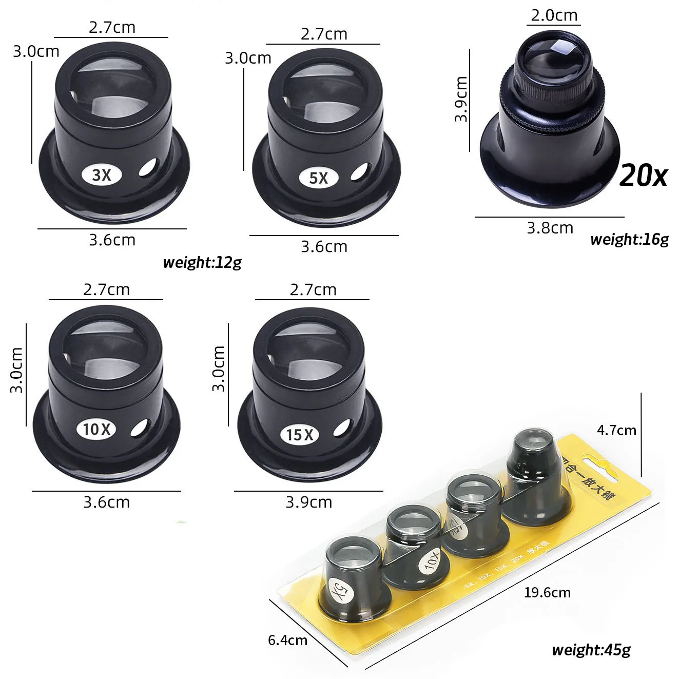 Lupa de reparación de movimien - Eye Piece Magnifier reseña y precio