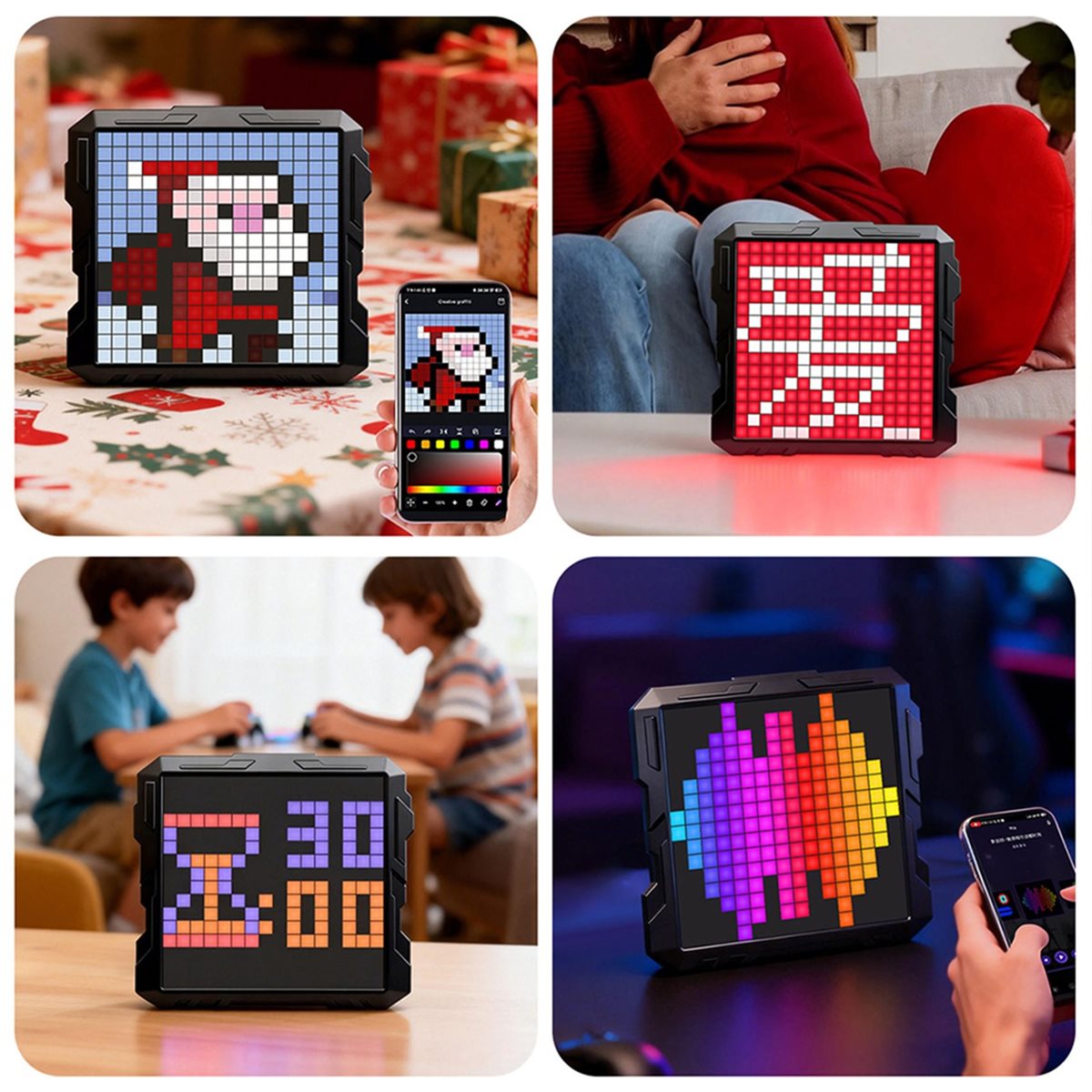 Luz Nocturna Digital Inteligen - Pixel Art Led Panel reseña y precio