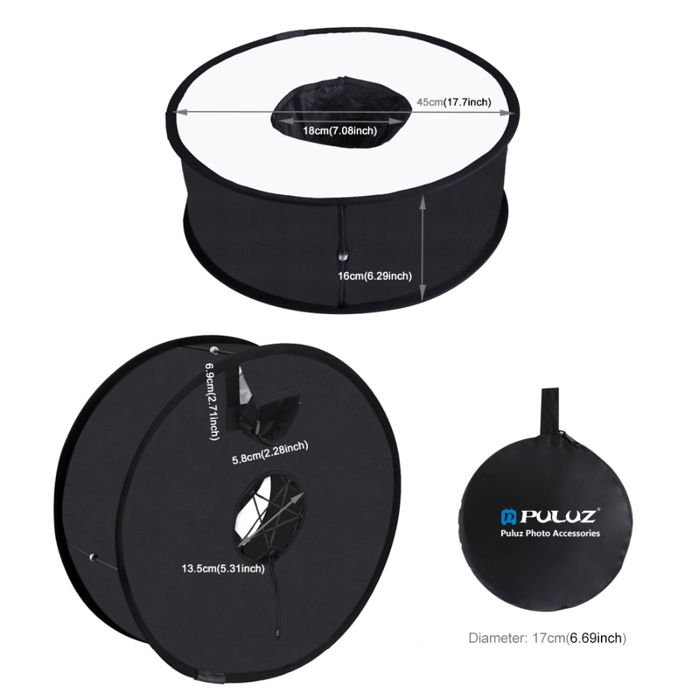 Caja blanda con anillo de 45cm - Pop Up Flash Diffuser reseña y precio