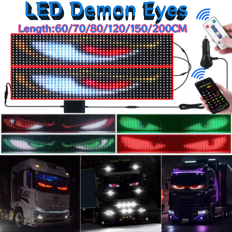 Luz ambiental LED Devil Eyes,  - Pixel Art Led Panel reseña y precio
