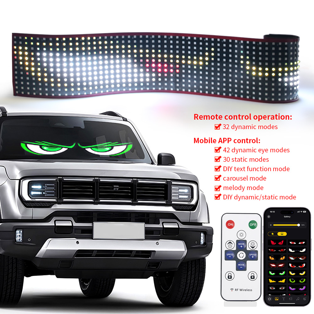 Luz ambiental LED Devil Eyes,  - Pixel Art Led Panel reseña y precio