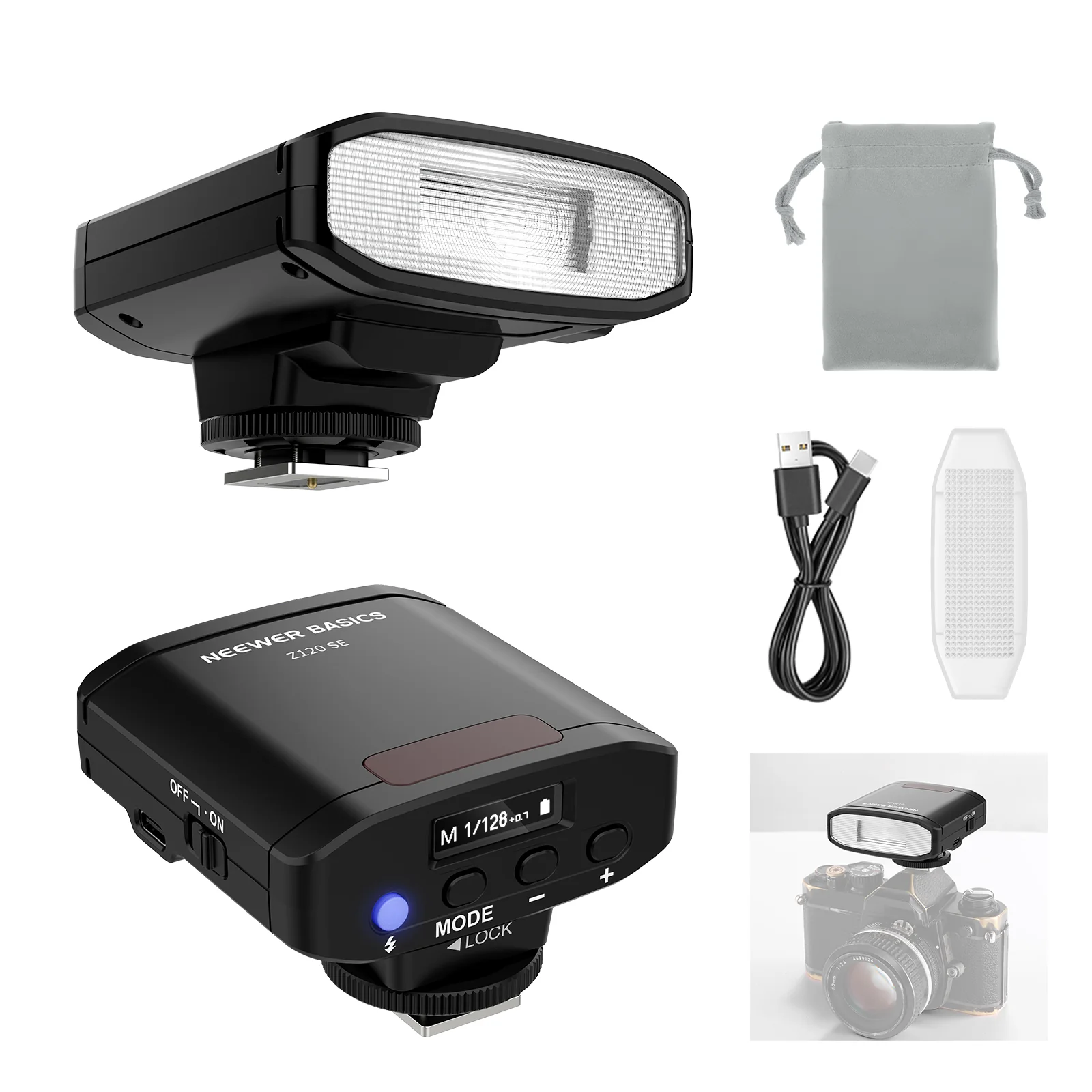 NEEWER BASICS Z120 SE 5600K Mi - Speedlite Flash External reseña y precio