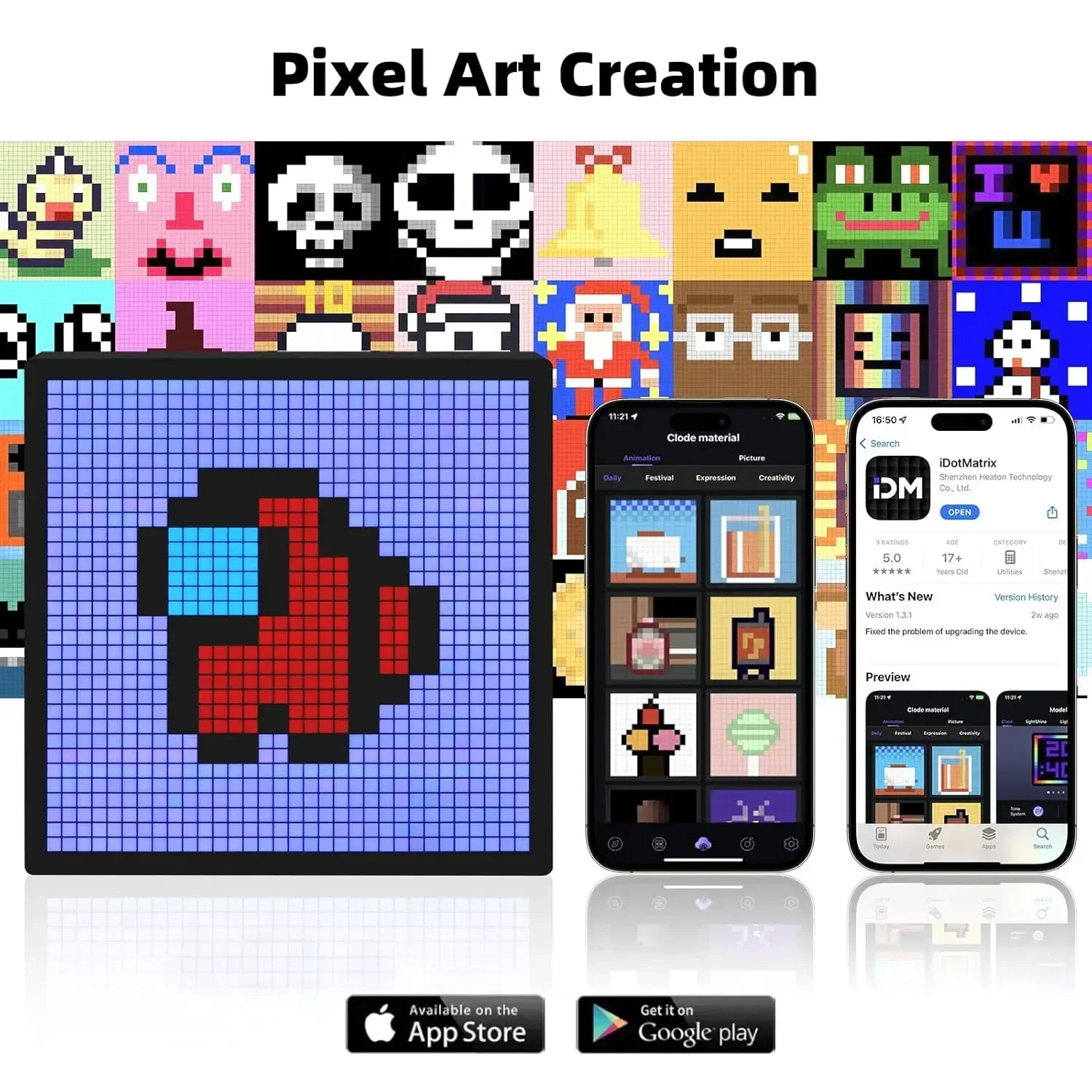 Pantalla LED de Píxeles, Contr - Pixel Art Led Panel reseña y precio