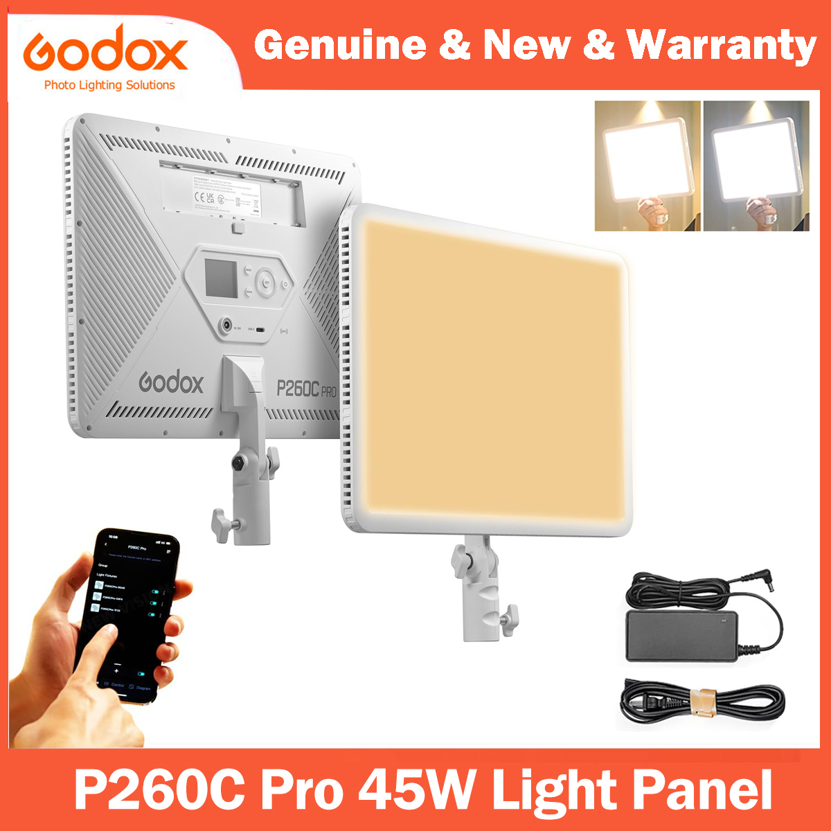 Godox P260C Pro Panel de luz L - Pixel Art Led Panel reseña y precio