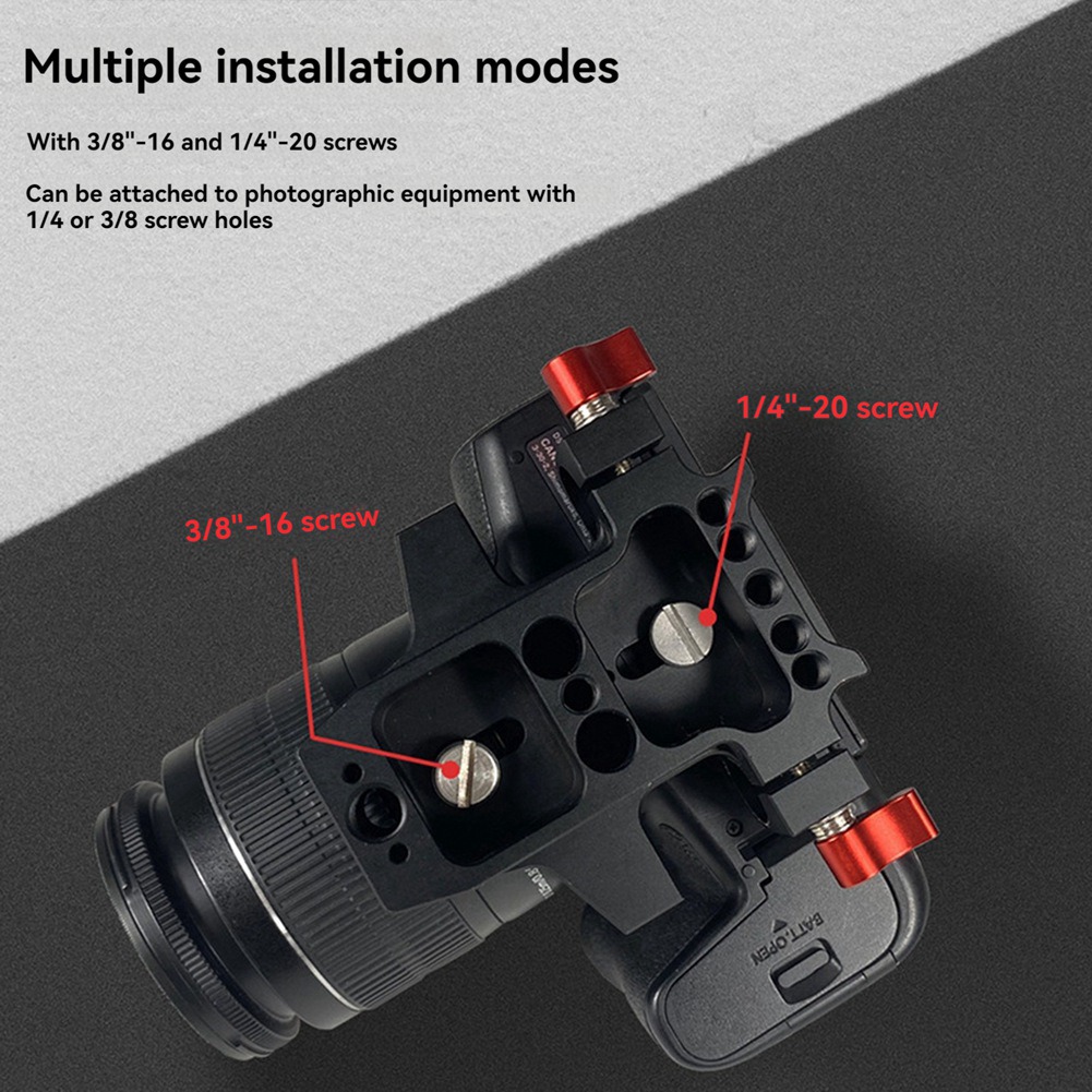 Base universal bien hecha con  - Camera Cage Baseplate reseña y precio