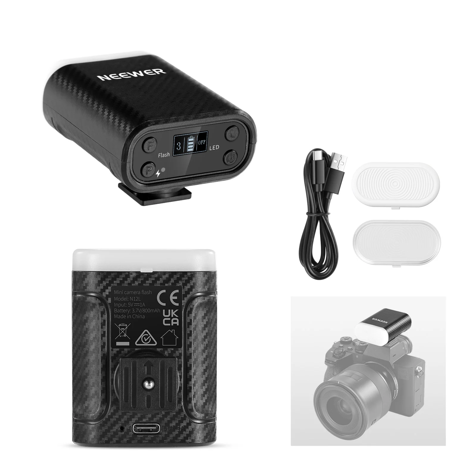 NEEWER N12L Mini Flash Speedli - Speedlite Flash External reseña y precio