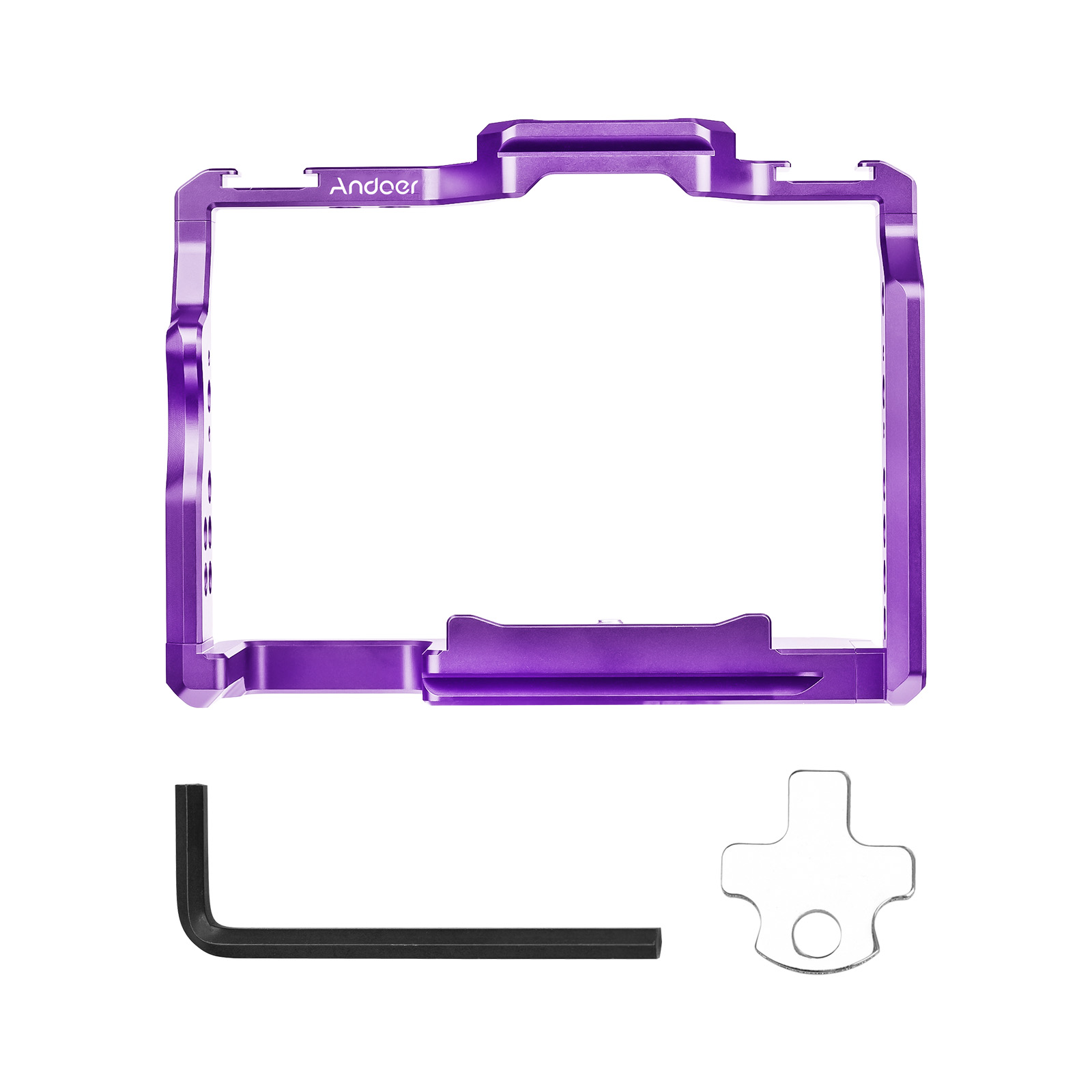 Andoer-jaula para cámara, jaul - Camera Cage Baseplate reseña y precio