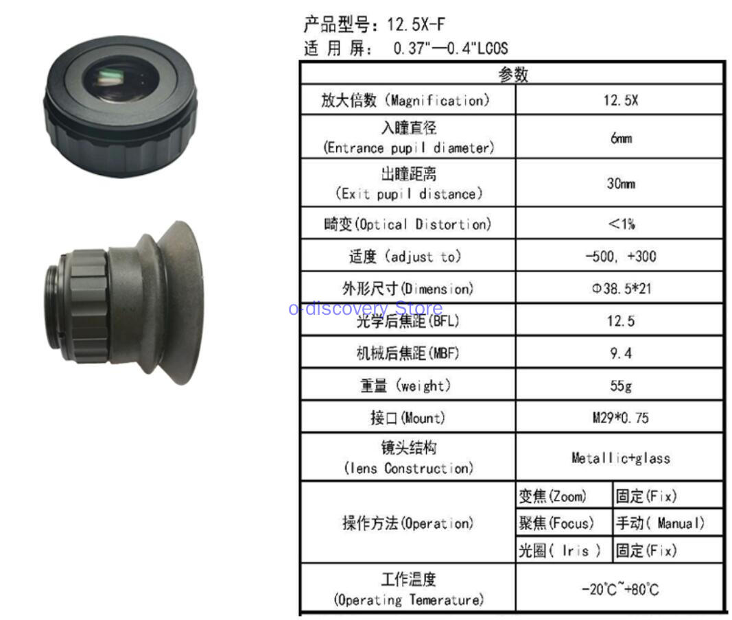 Lente de aumento óptico OLED 1 - Eye Piece Magnifier reseña y precio