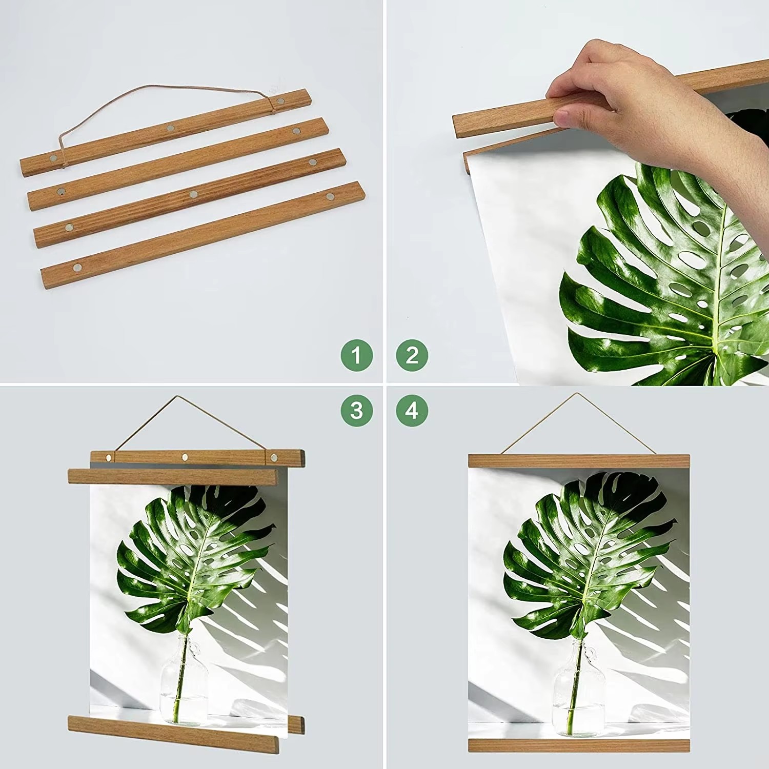 Póster magnético de madera de  - Photography Pose reseña y precio